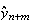 $\hat {y}_{n+m}$