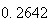 $0.2642$
