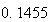 $0.1455$