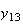 $y_{13}$