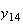 $y_{14}$
