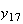 $y_{17}$
