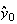 $\hat{y}_{0}$