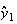 $\hat{y}_{1}$