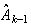 $\hat{A}_{k-1}$
