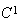 $C^{1}$