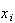 $x_{i}$